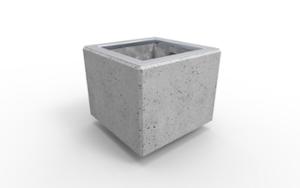 mobilier stradal, cos de gunoi, beton, beton finisat
