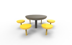 mobilier stradal, banca, set picnic, scaune din otel