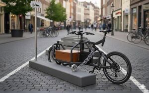 mobilier stradal, stand de biciclete, de sine statator, instalare usoara, rower cargo