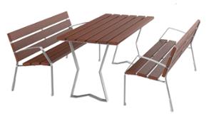 mobilier stradal, inne, komplet piknikowy, ławka, stół