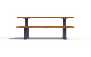gatumöbler, bänk, frilagd betong, picnic-set