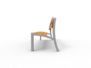 gatumöbler, bänk, sittplatser av trä
