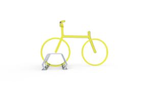 gatumöbler, cykelställ, enkel installation, för hjul, flera ställ