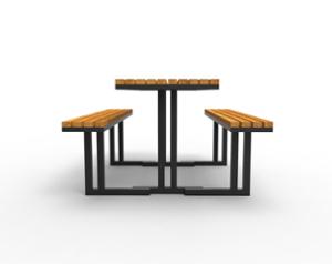 gatumöbler, bänk, picnic-set, sittplatser av trä, bord