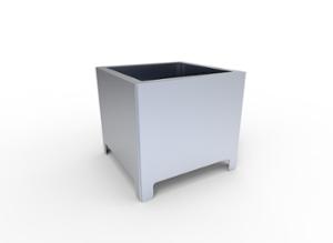 gatumöbler, planteringskärl, corten, mobil (pallet jack compatible) (palltruckskompatibel), rektangulär, stål