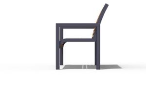 gatumöbler, bänk, ryggstöd av trä, armstöd, scandinavian line, sittplatser av trä