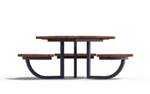 gatumöbler, bänk, picnic-set, tillgänglighetsanpassad, sittplatser av trä