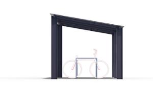 gatumöbler, övriga, cykelställ, skärmtak, cykeltak, flera ställ