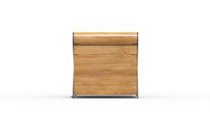 gatumöbler, planteringskärl, trä, mobil (pallet jack compatible) (palltruckskompatibel)