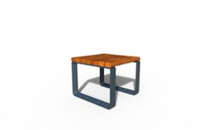 gatumöbler, bänk, aluminium, för warszawa, odlew aluminiowy, armstöd, sittplatser av trä