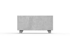 gatumöbler, planteringskärl, betong, slät betong, mobil (pallet jack compatible) (palltruckskompatibel), modulär
