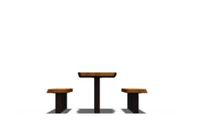 gatumöbler, bänk, picnic-set, bord